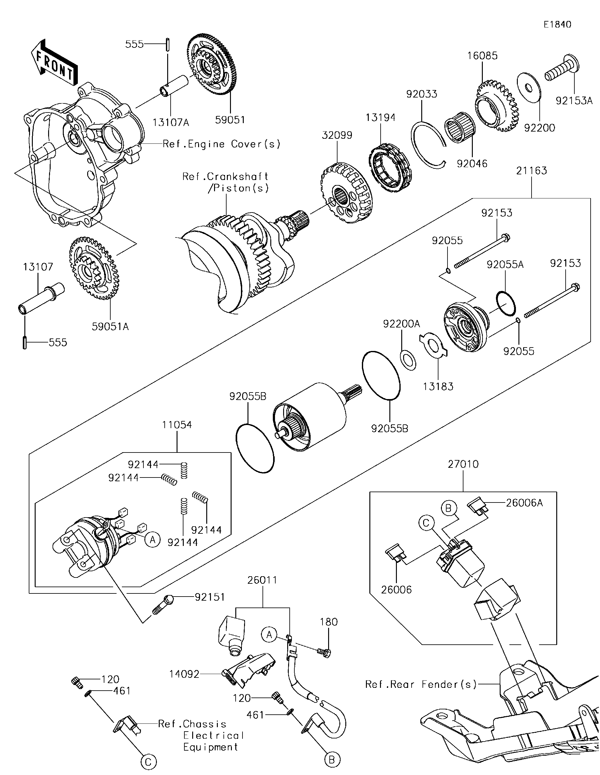 sakiページ 2018 Kawasaki Motorcycles Parts-Finder Diagrams | Cities