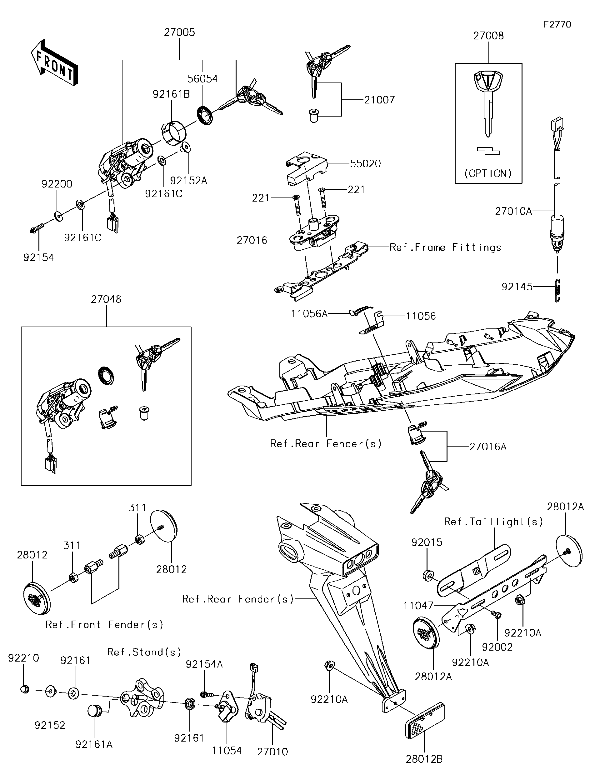 2018 Kawasaki NINJA® ZX™-6R (ZX636EJF) Ignition Switch/Locks