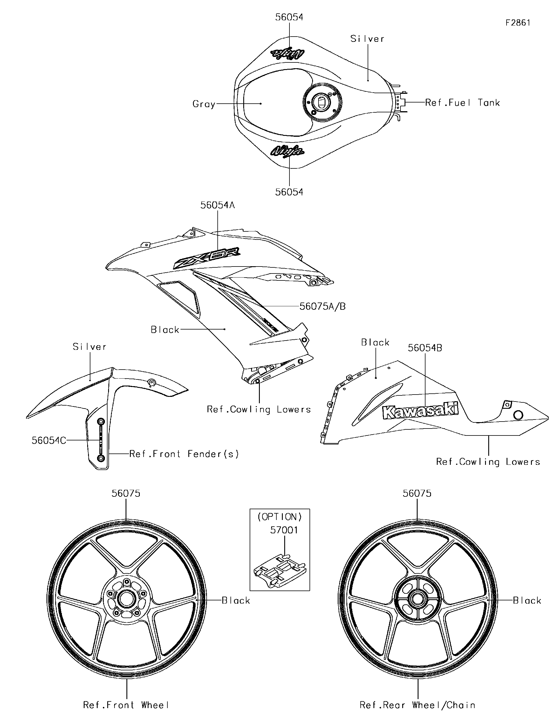 2018 Kawasaki Motorcycles Parts-Finder Diagrams | Team Motorsports