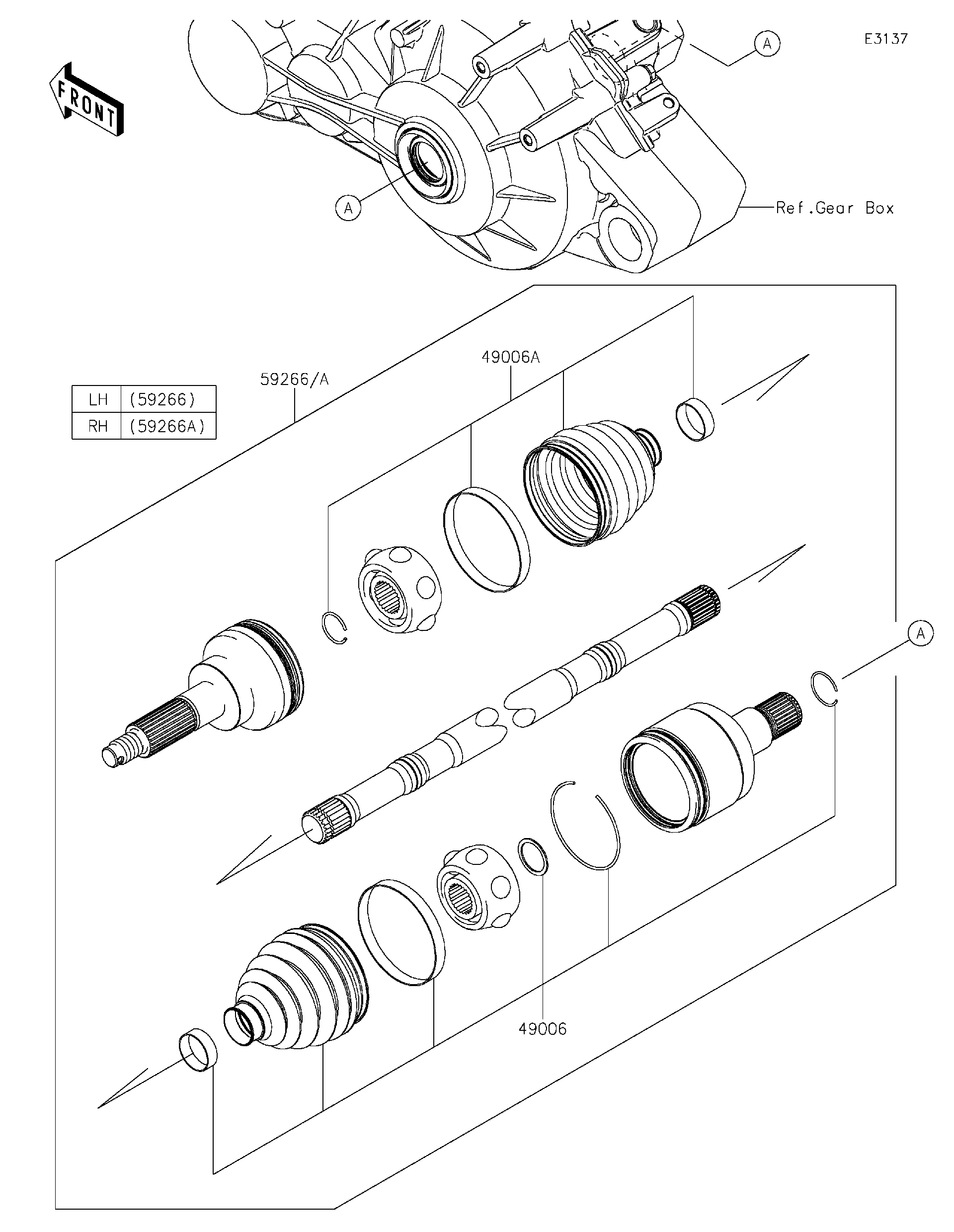 2020 Kawasaki Utility Vehicles Parts-Finder Diagrams | Pioneer