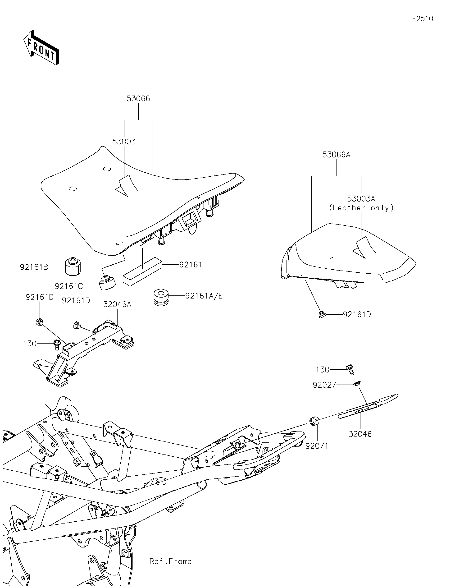 2019 Kawasaki Motorcycles Parts-Finder Diagrams | Brushy Mountain