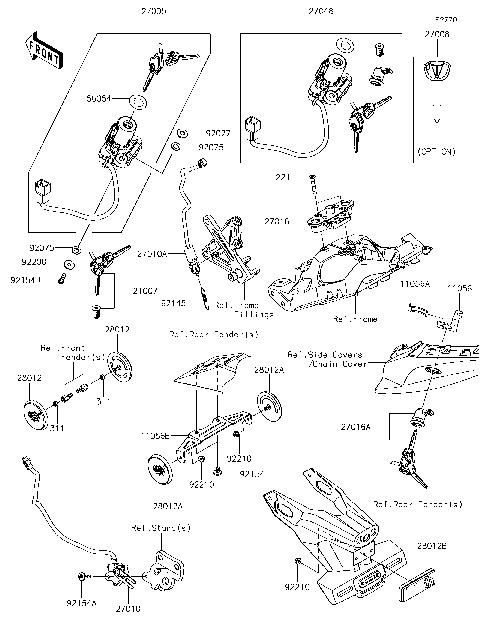 Ignition Switch/Locks/Reflectors