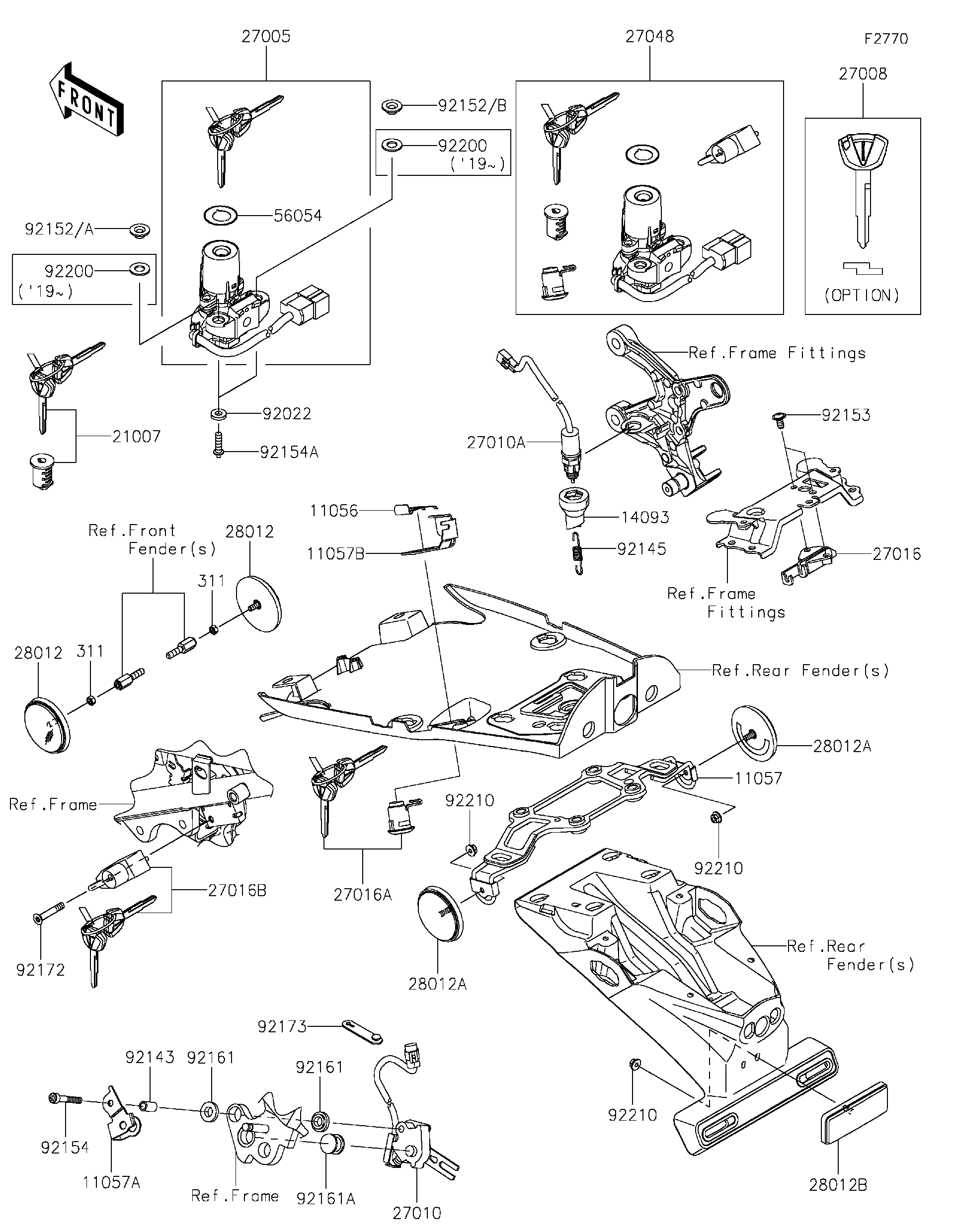 2018 Kawasaki Motorcycles Parts-Finder Diagrams | Cities