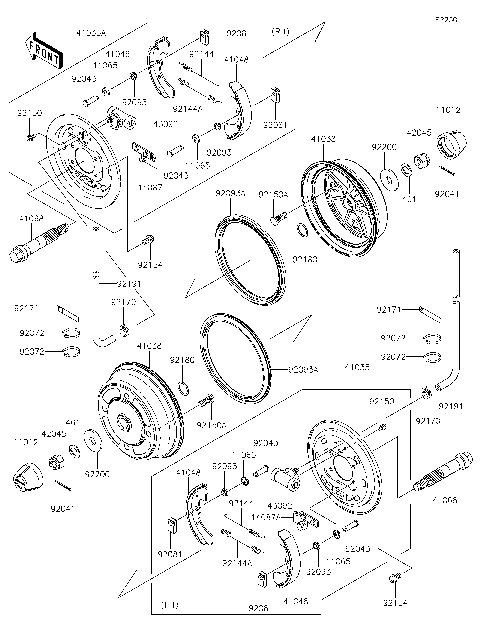 Front Hubs/Brakes