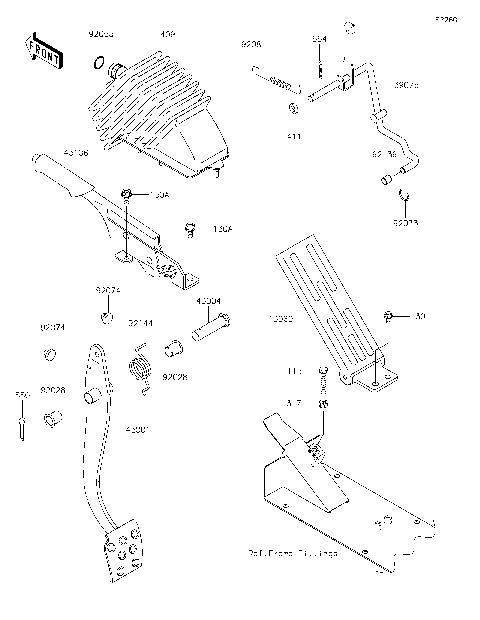 Brake Pedal/Throttle Lever