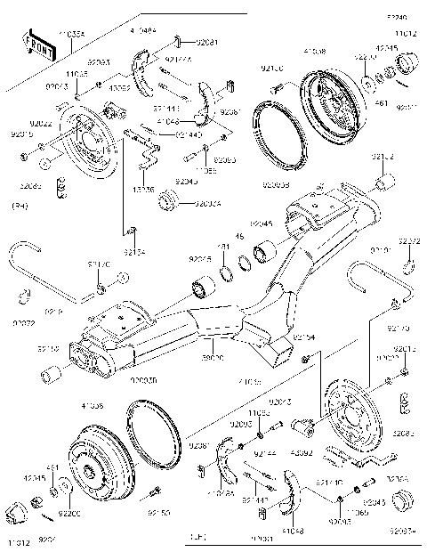 Rear Hubs/Brakes