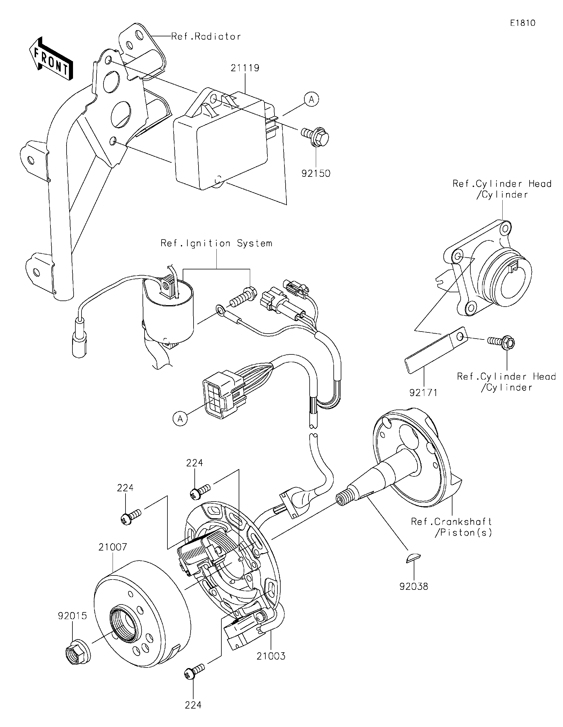 2020 Kawasaki KX™85 (KX85CLF) Generator Motorcycles Parts