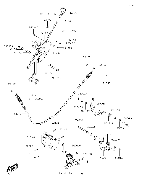 Brake Pedal/Throttle Lever