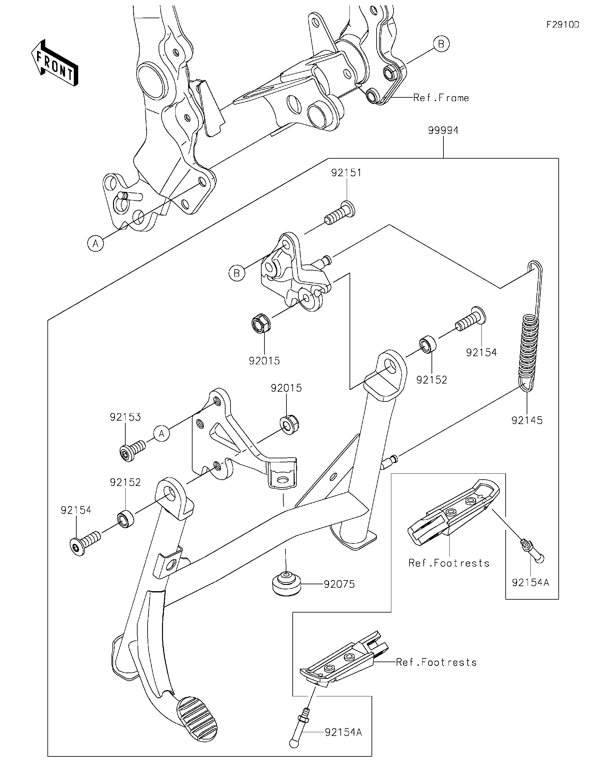 2020 Kawasaki Z900RS ABS (ZR900CLFA) Accessory(Center Stand