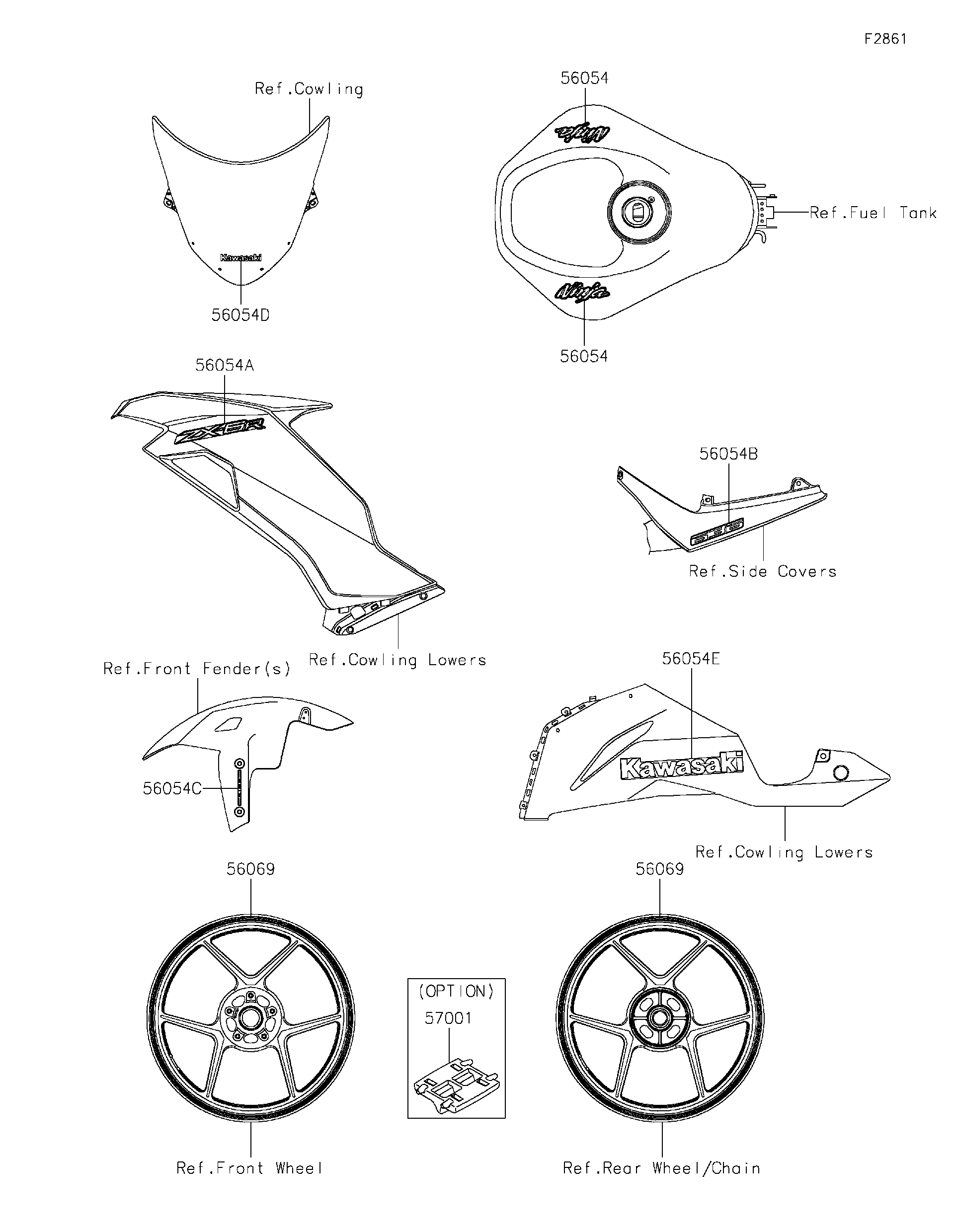 2019 Kawasaki Motorcycles Parts-Finder Diagrams | Hankster's