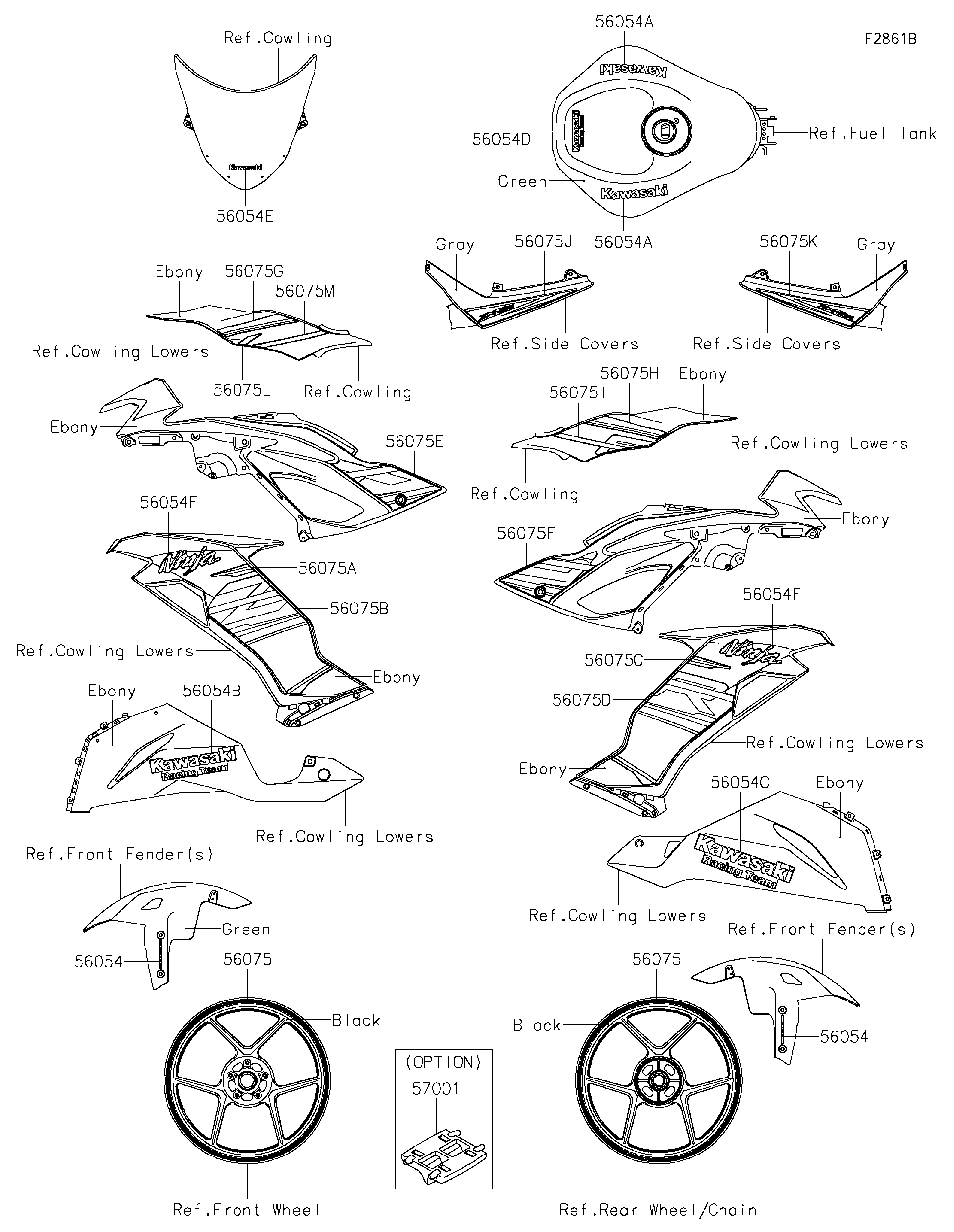 2020 Kawasaki Motorcycles Parts-Finder Diagrams | Cities Edge