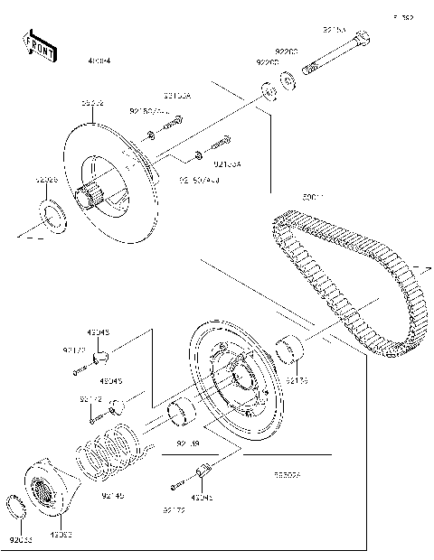 Driven Converter/Drive Belt