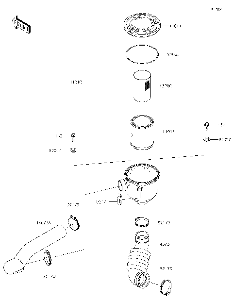 Air Cleaner-Belt Converter