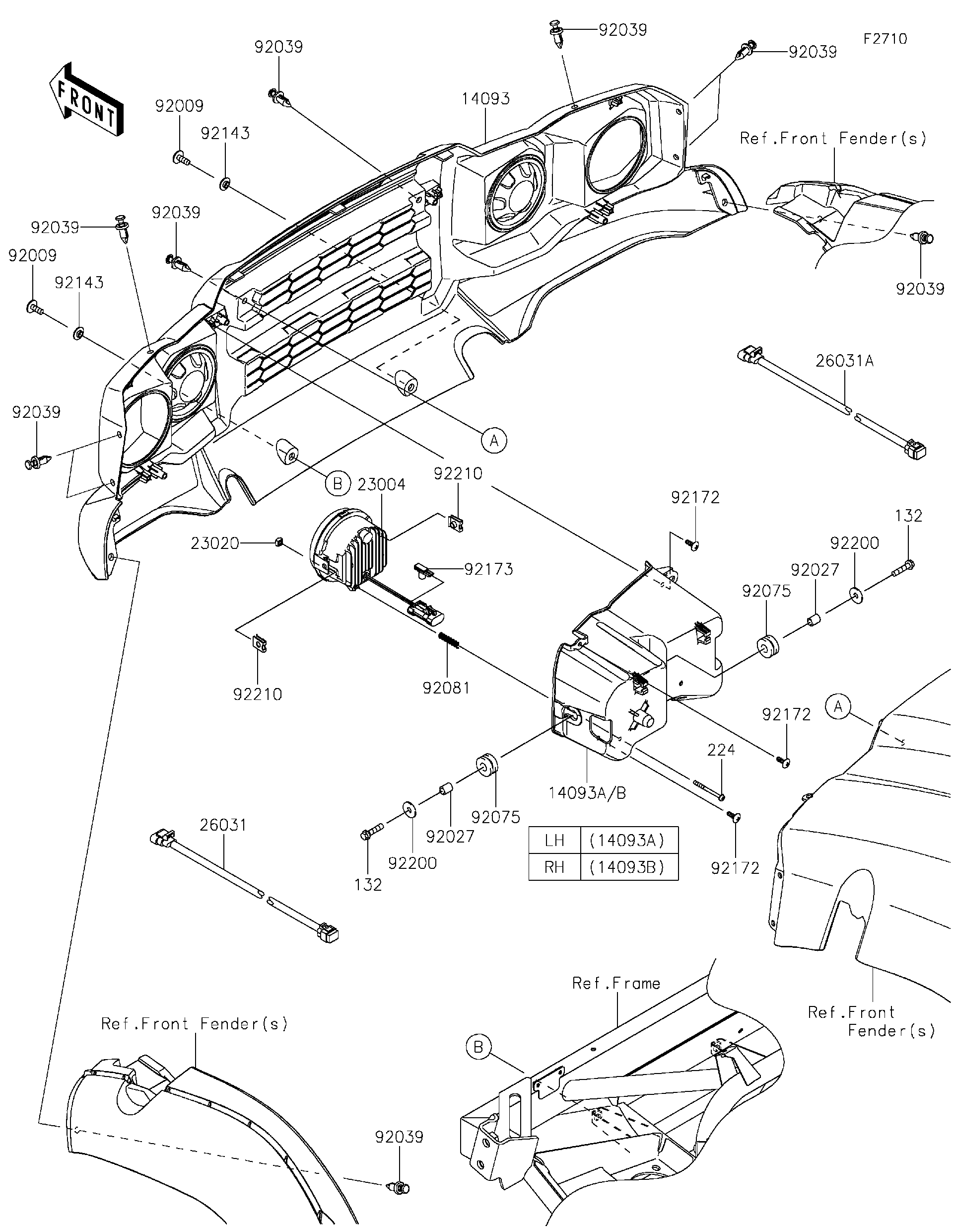 2020 Kawasaki Utility Vehicles Parts-Finder Diagrams | Factory