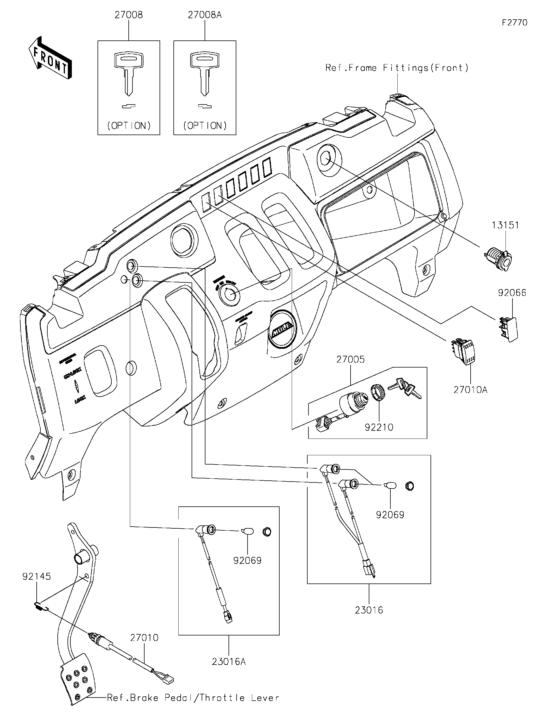 2020 Kawasaki MULE SX™ 4x4 XC CAMO FI (KAF400SLS) Ignition
