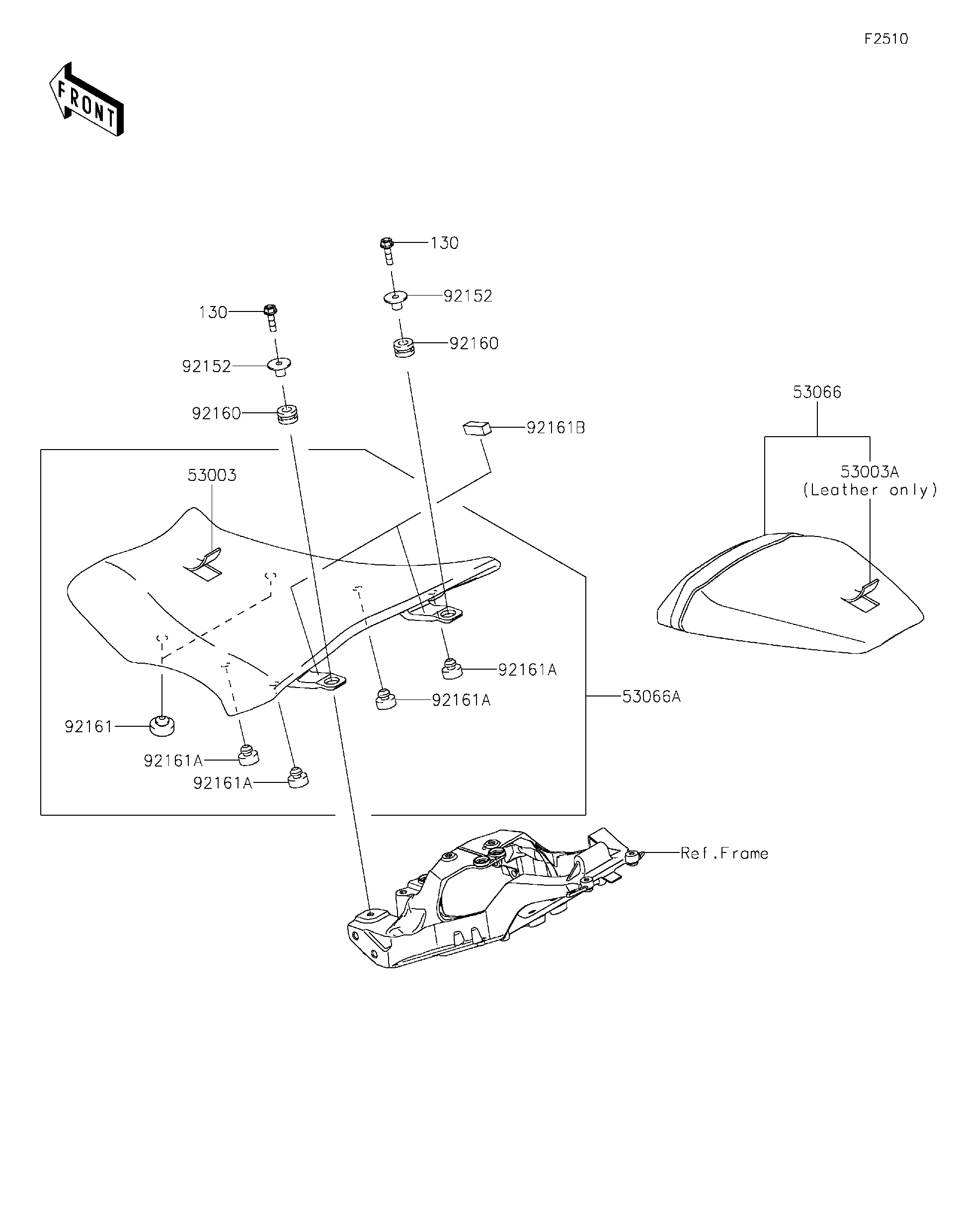 2020 Kawasaki Motorcycles Parts-Finder Diagrams | Brushy