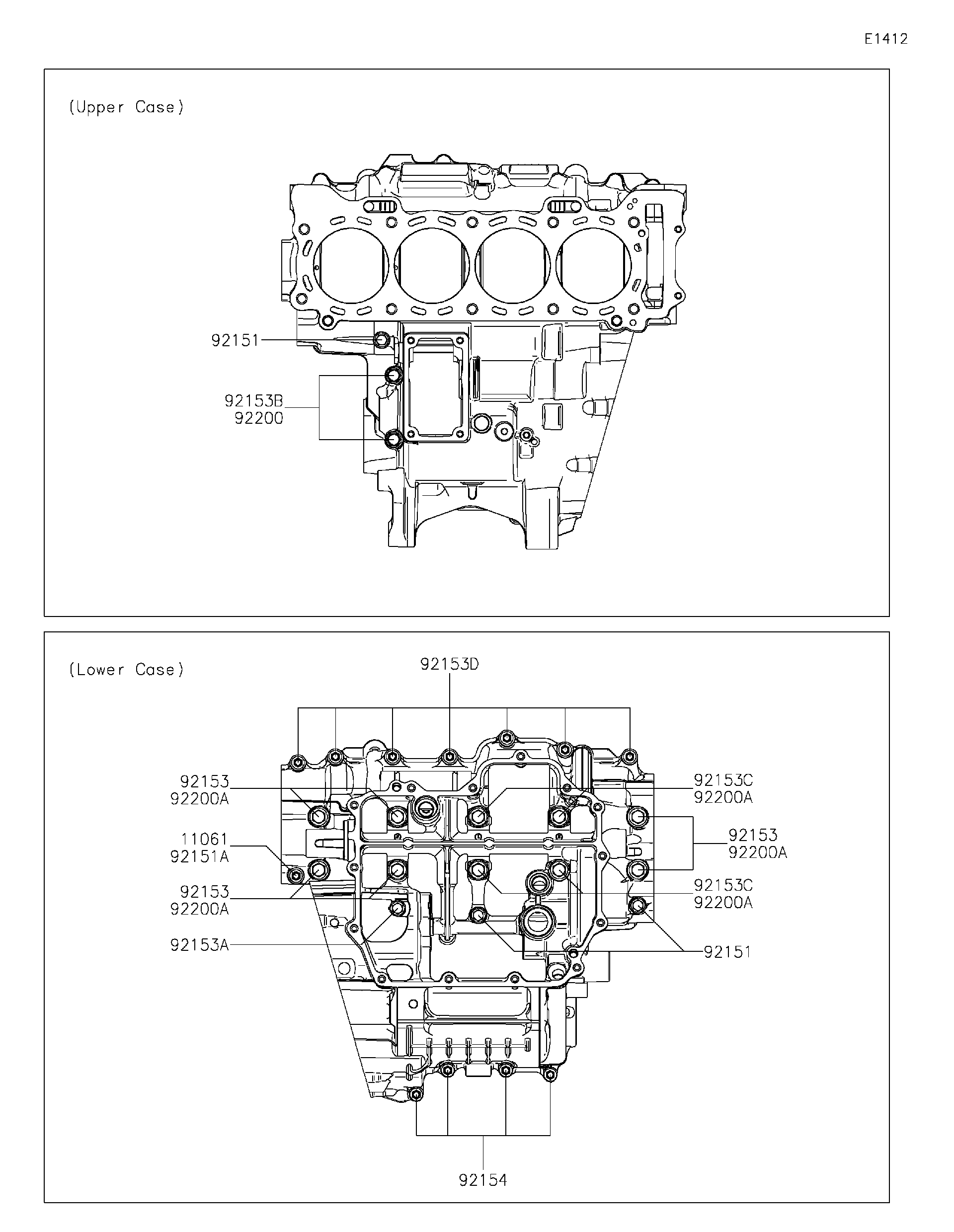 どこかのつくえ 2020 Kawasaki Ninja® ZX™-10R KRT EDITION (ZX1002FLFA) Crankcase