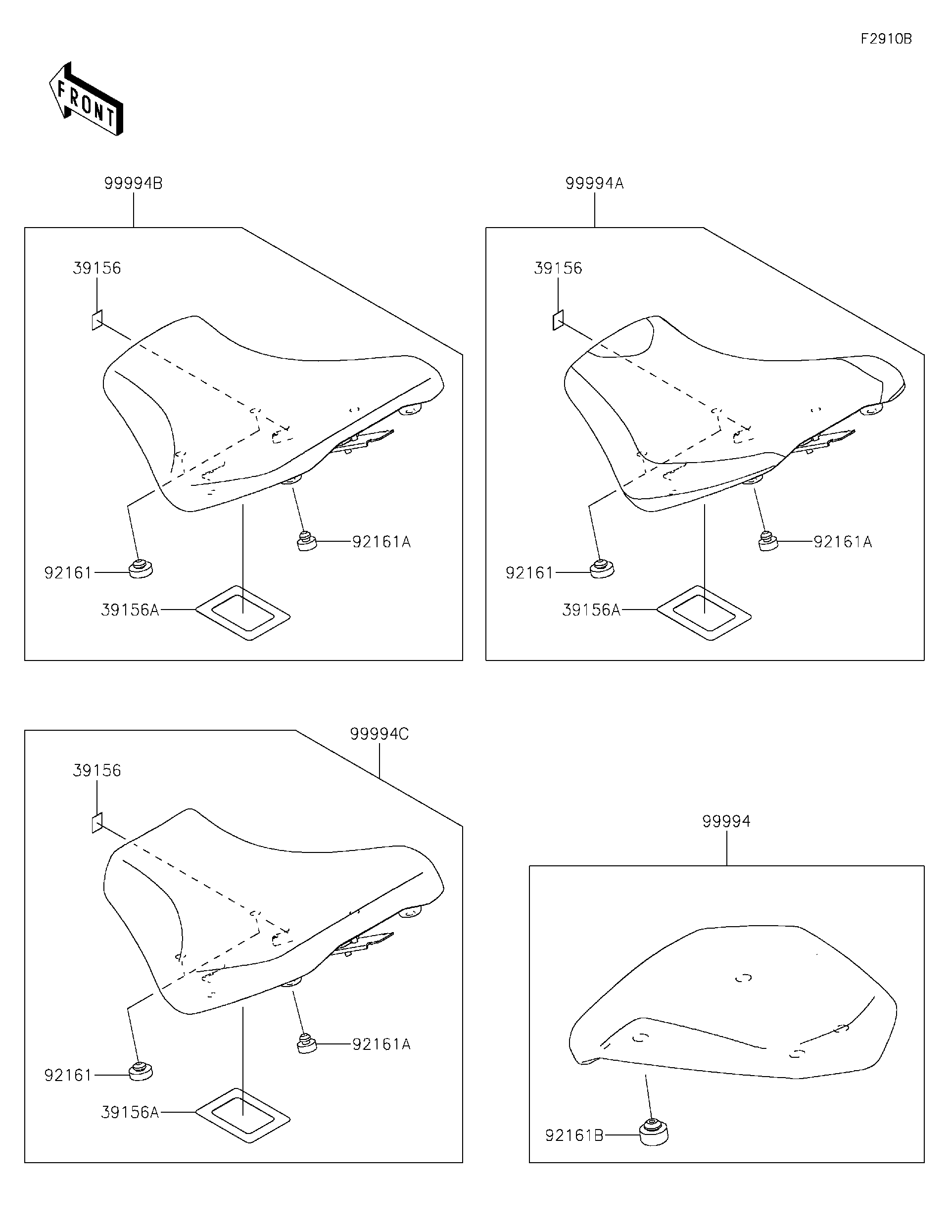 2020 Kawasaki Motorcycles Parts-Finder Diagrams | Brushy Mountain