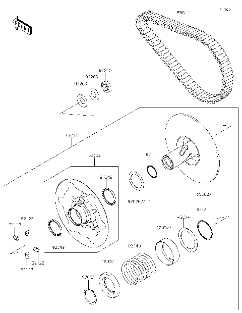 Driven Converter/Drive Belt