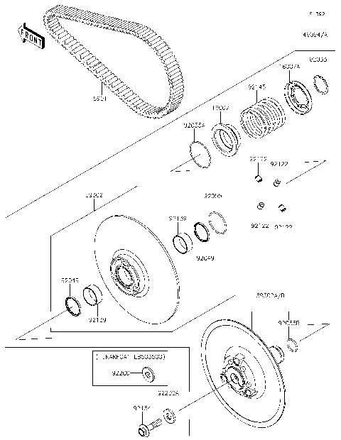 Driven Converter/Drive Belt