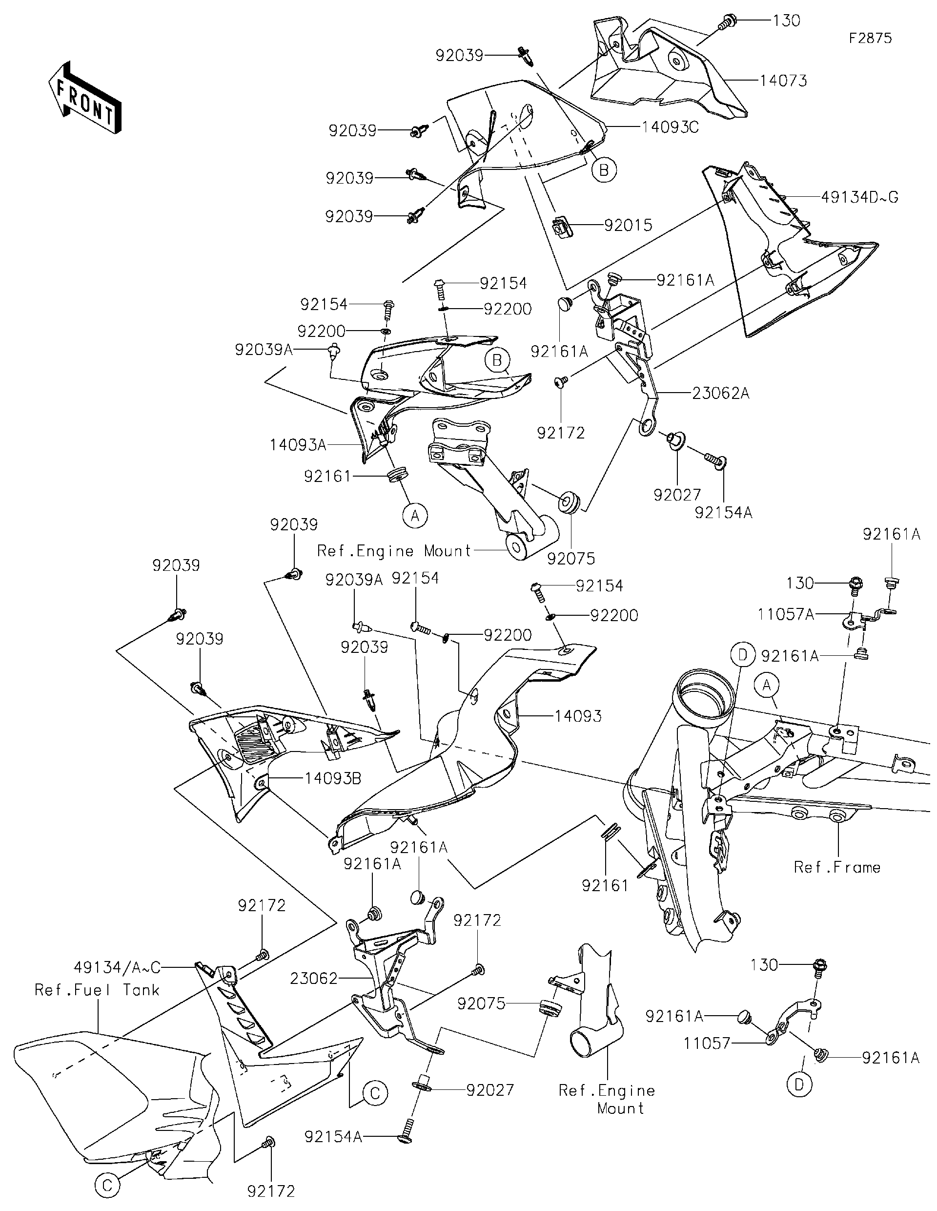 2020 Kawasaki Motorcycles Parts-Finder Diagrams | Cities Edge