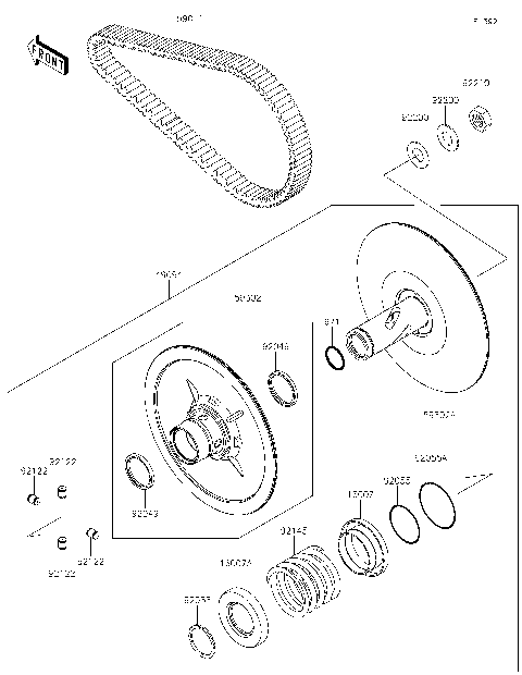 Driven Converter/Drive Belt