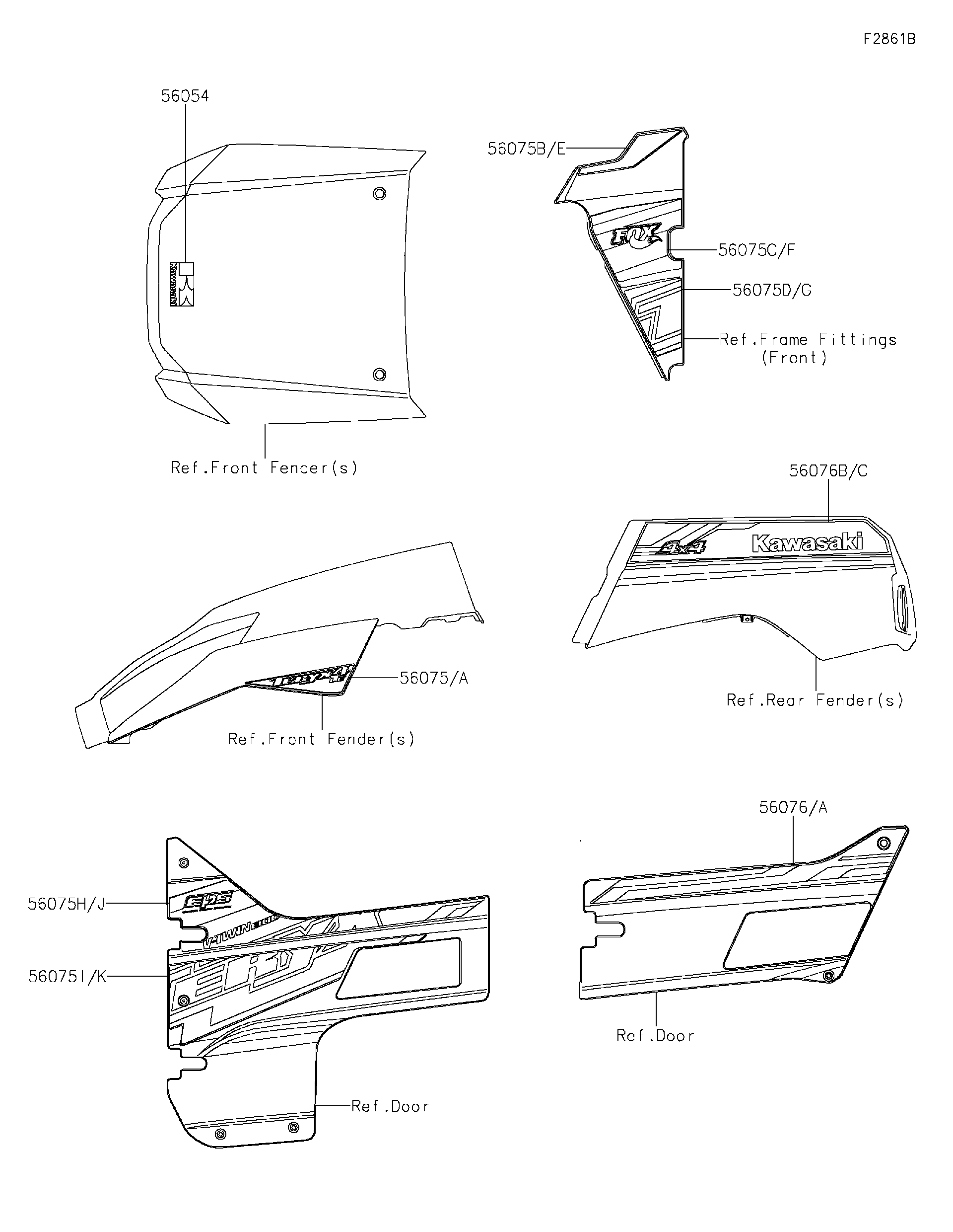 TKページ Kawasaki Motorcycle 1992 OEM Parts Diagram for FUEL TANK