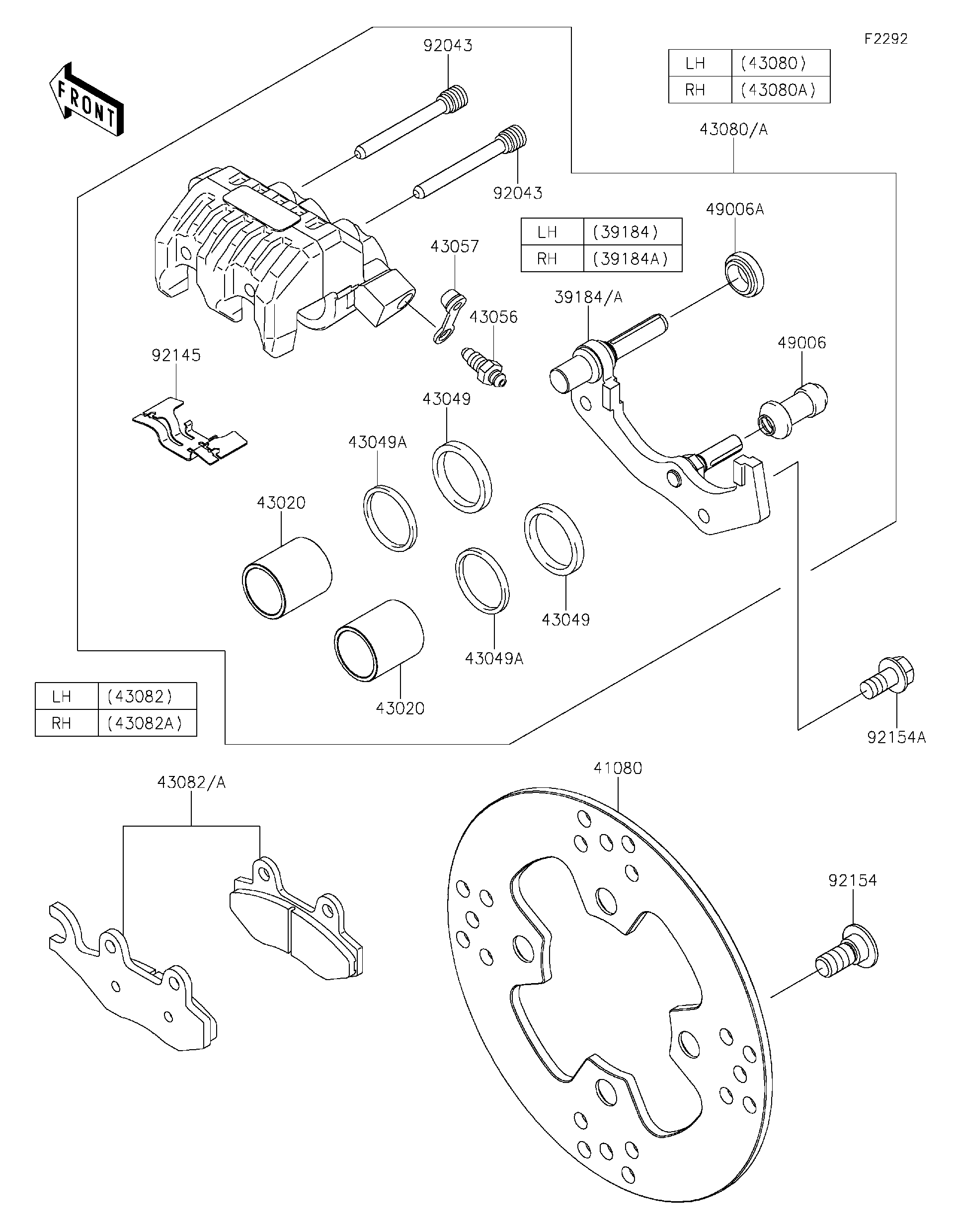 RT-119395 ページ Kawasaki Motorcycle 1995 OEM Parts Diagram for Fuel