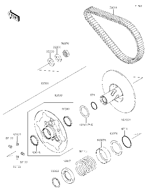 Driven Converter/Drive Belt