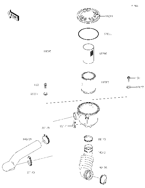Air Cleaner-Belt Converter