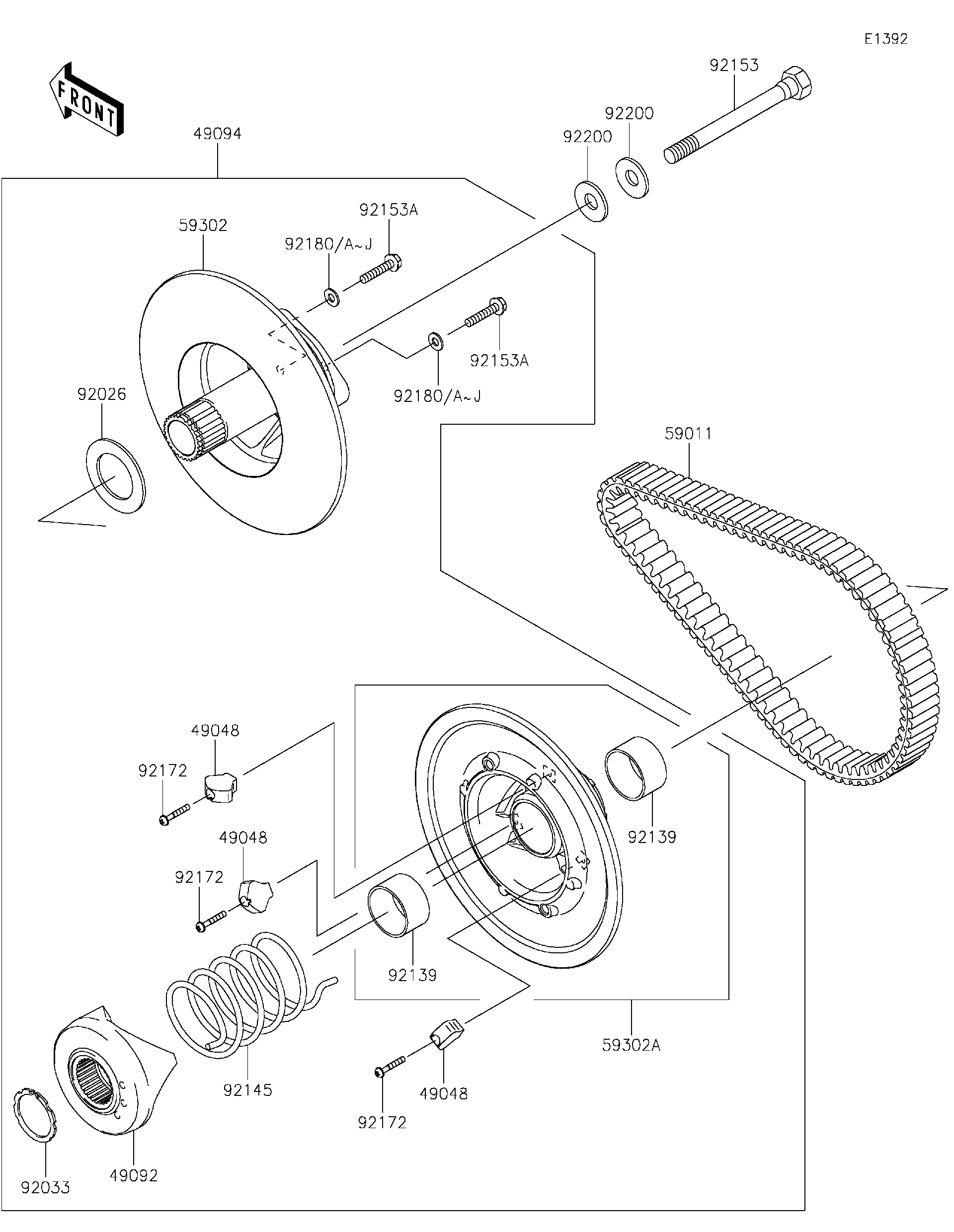 2023 Kawasaki Utility Vehicles Parts-Finder Diagrams