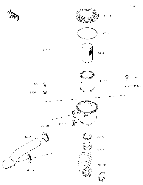 Air Cleaner-Belt Converter