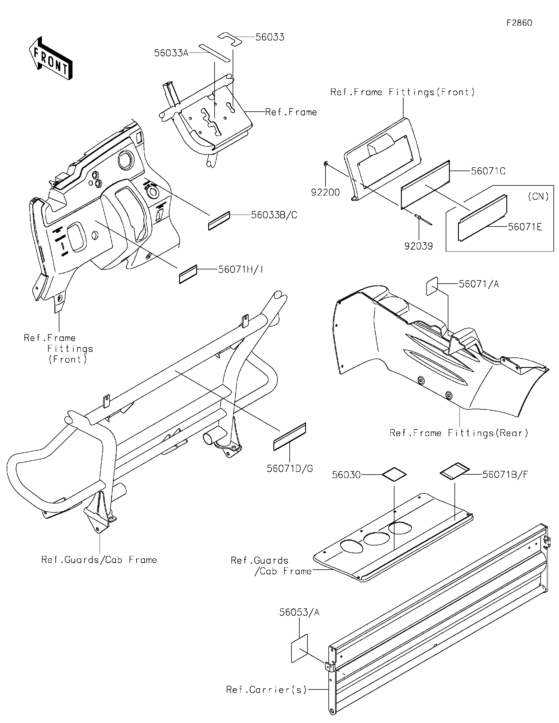 2023 Kawasaki Utility Vehicles Parts-Finder Diagrams | Mt