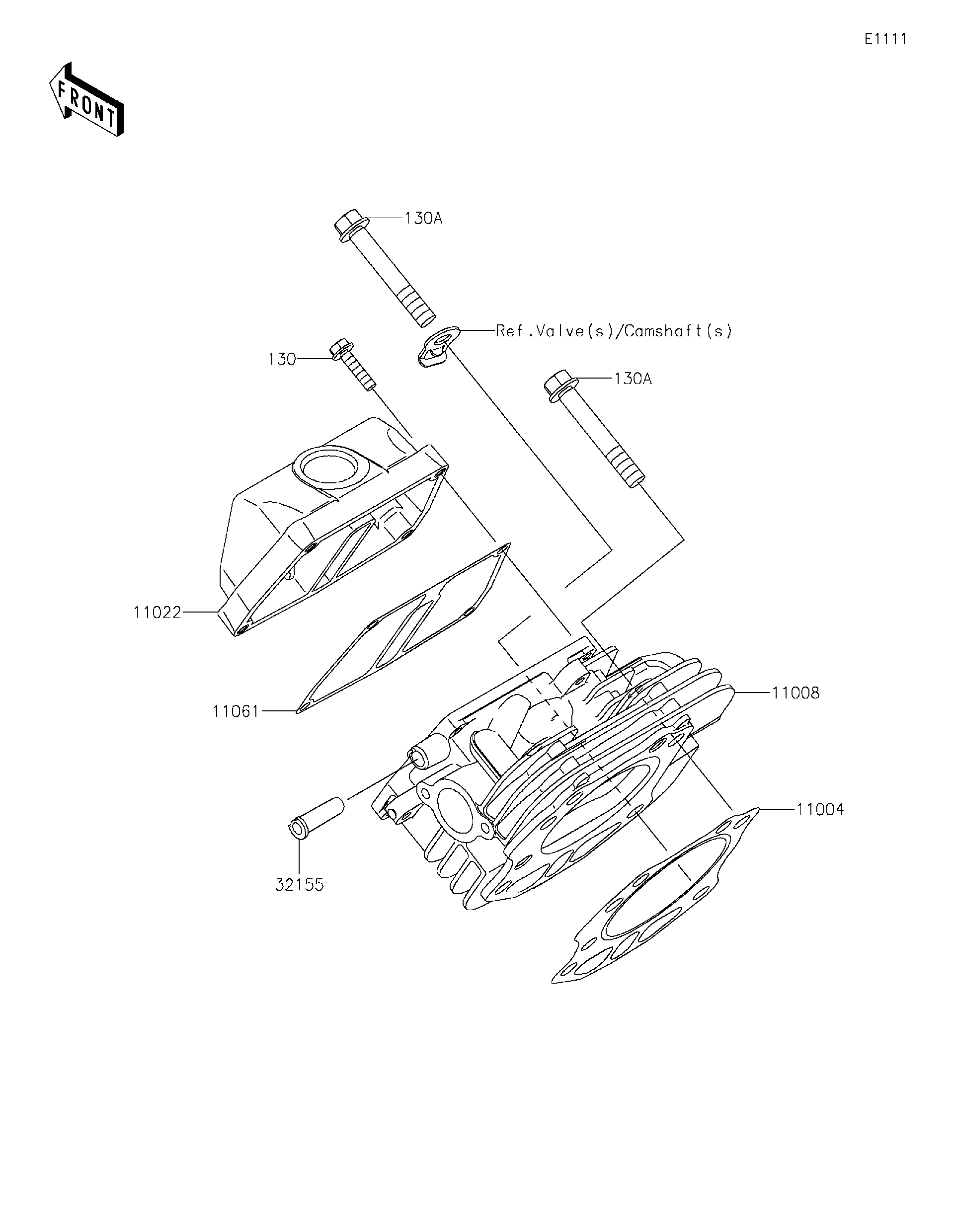 2021 Kawasaki MULE SX™ 4x4 SE FI (KAF400WMFNN) Cylinder Head