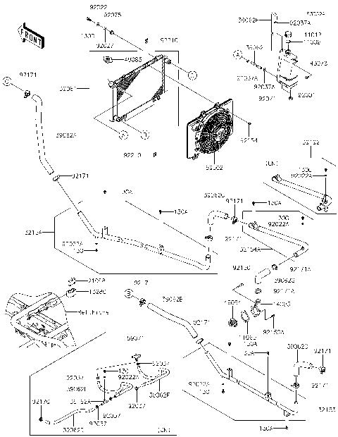Radiator(JK1AFCM1 MB533974-)