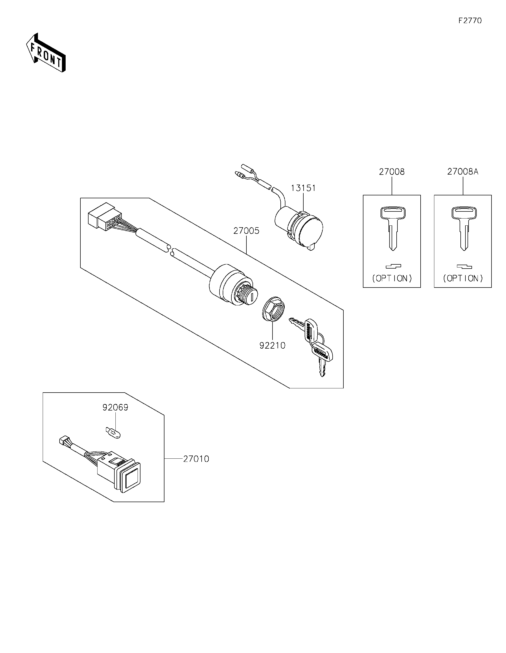 2023 Kawasaki Utility Vehicles Parts-Finder Diagrams | Rocky