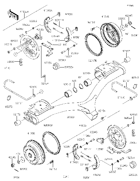 Rear Hubs/Brakes