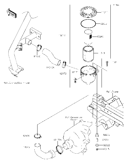 Air Cleaner-Belt Converter