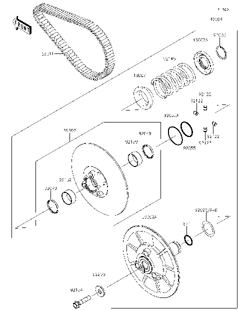 Driven Converter/Drive Belt