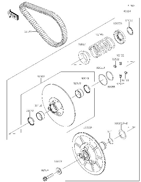 Driven Converter/Drive Belt