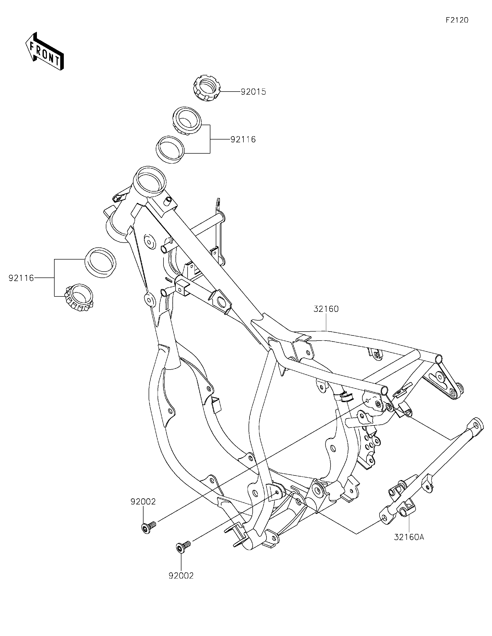 takerinnページ 2024 Kawasaki Motorcycles Parts-Finder Diagrams | Cities