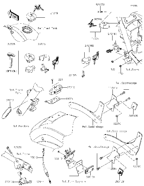 Ignition Switch/Locks/Reflectors