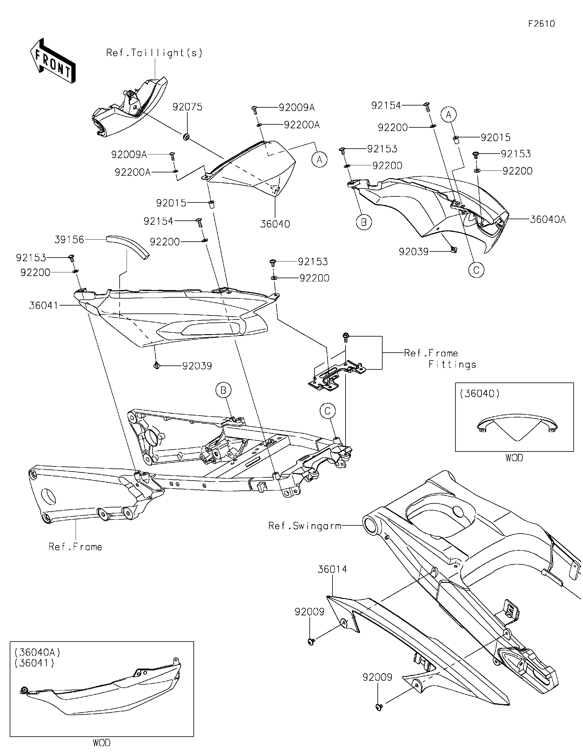 2021 Kawasaki Motorcycles Parts-Finder Diagrams | B&B
