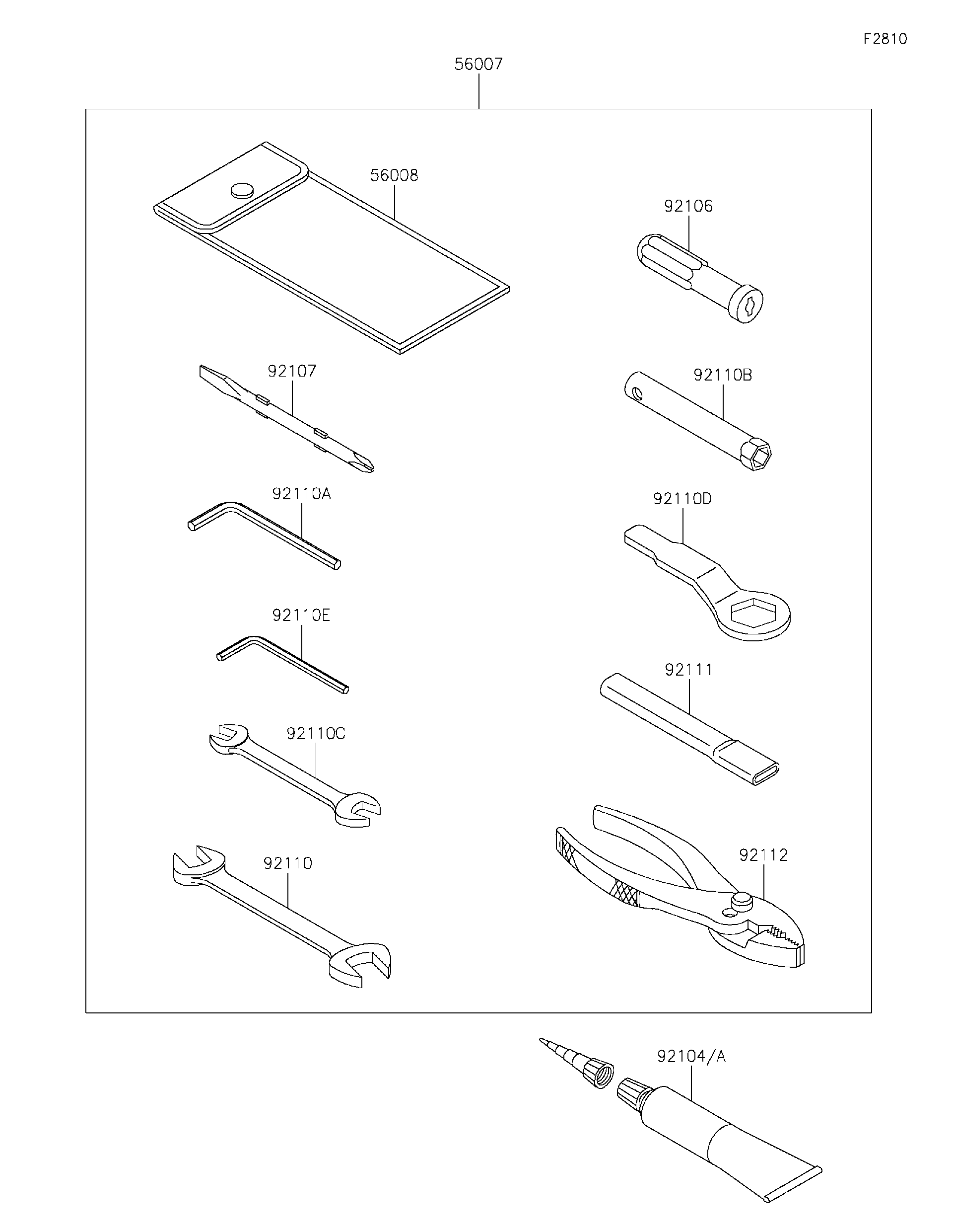 2021 Kawasaki NINJA® ZX™-14R ABS (ZX1400JMFNN) Owner's Tools