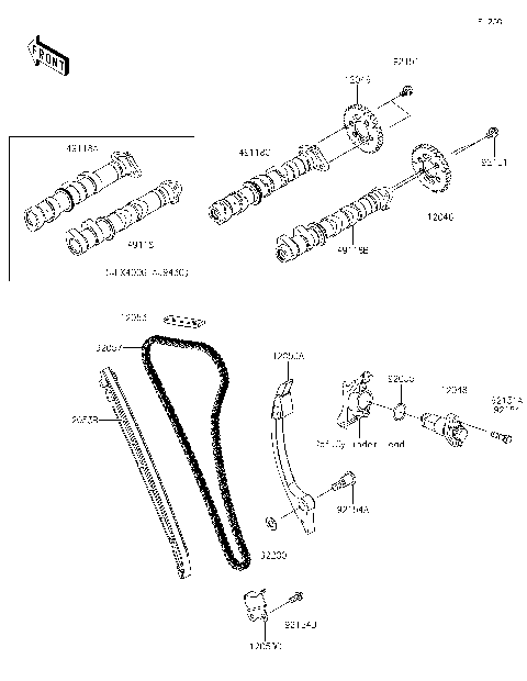 Camshaft(s)/Tensioner