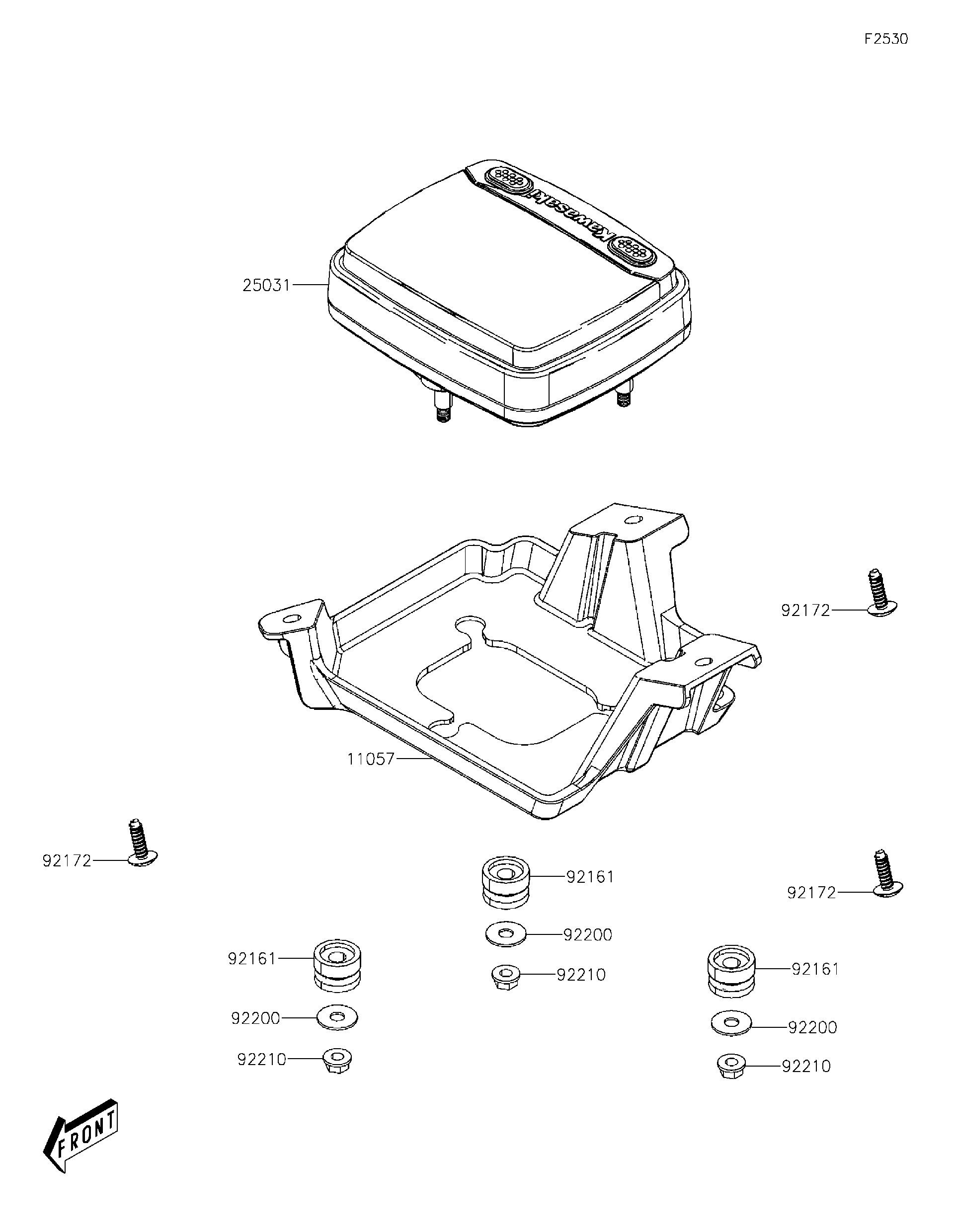 2021 Kawasaki MULE PRO-MX™ EPS (KAF700BMFNN) Meter(s) Utility