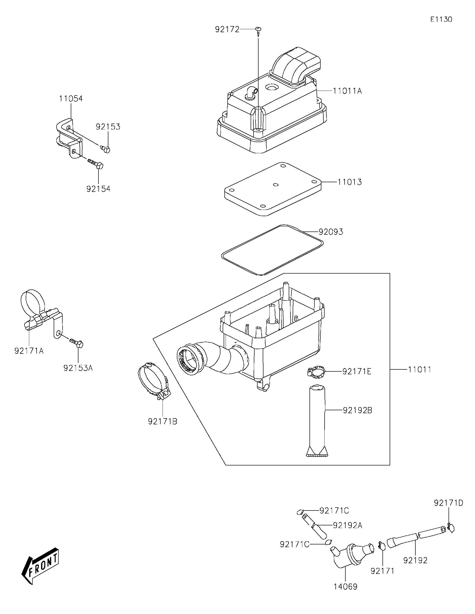 2021 Kawasaki Motorcycles Parts-Finder Diagrams | Battle