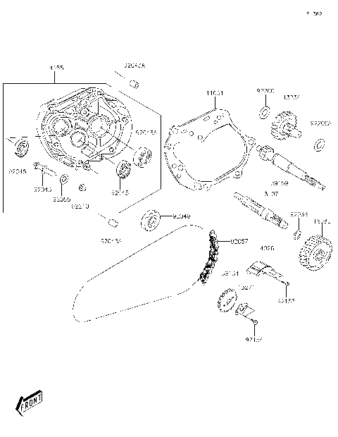 Gear Change Drum/Shift Fork(s)