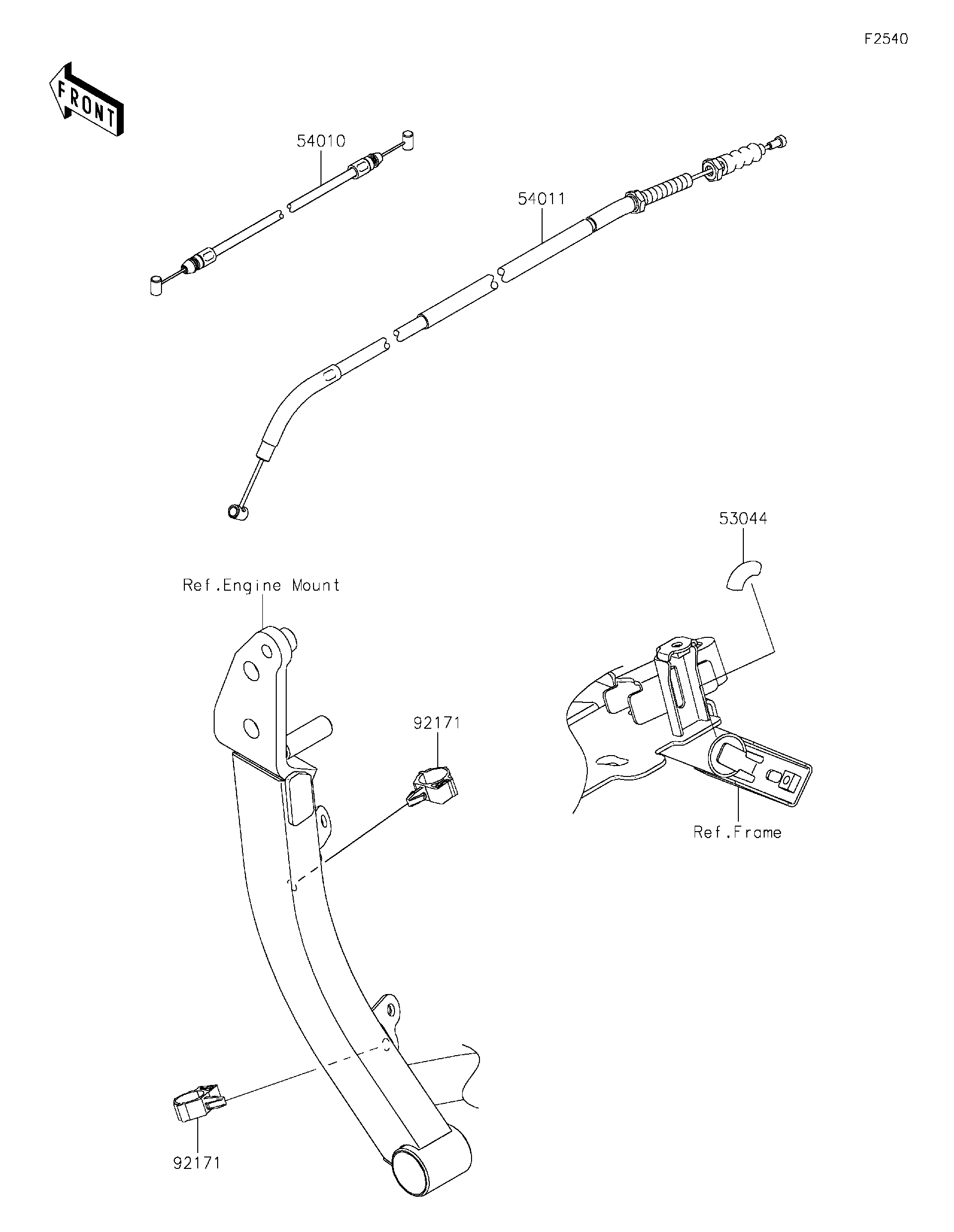 2023 Kawasaki Motorcycles Parts-Finder Diagrams | Brushy