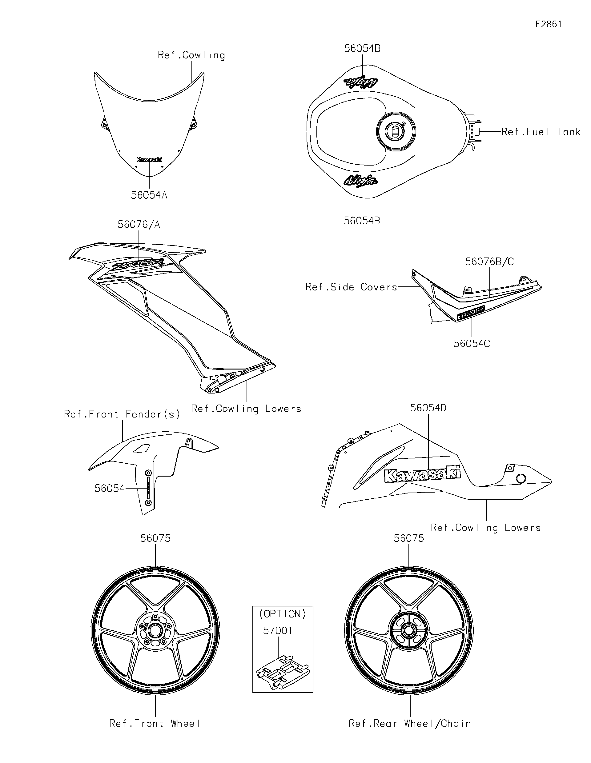 2021 Kawasaki Motorcycles Parts-Finder Diagrams | Mt. Holly